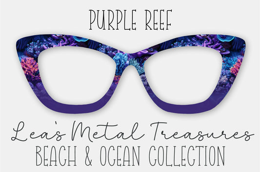 READY TO SHIP • Purple Reef • Magnetic Eyeglasses Topper