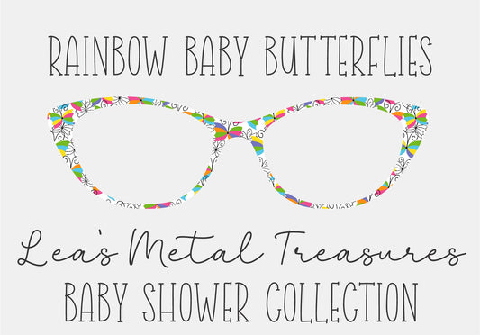 Rainbow Baby Butterflies Toppers COMES WITH MAGNETS