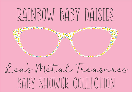 Rainbow Baby Daisies Toppers COMES WITH MAGNETS