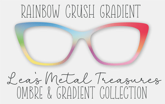 RAINBOW CRUSH GRADIENT Eyewear Frame Toppers