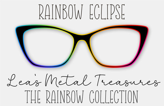 Rainbow Eclipse • Outline Toppers • Magnetic Eyeglasses Toppers