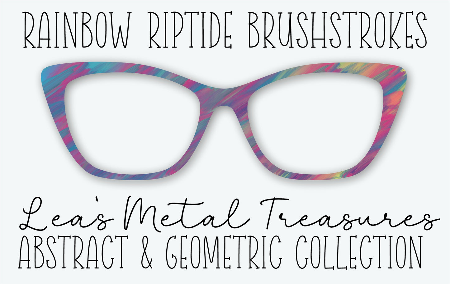 RAINBOW RIPTIDE BRUSHSTROKES • JULY 2026 TOPPER OF THE MONTH