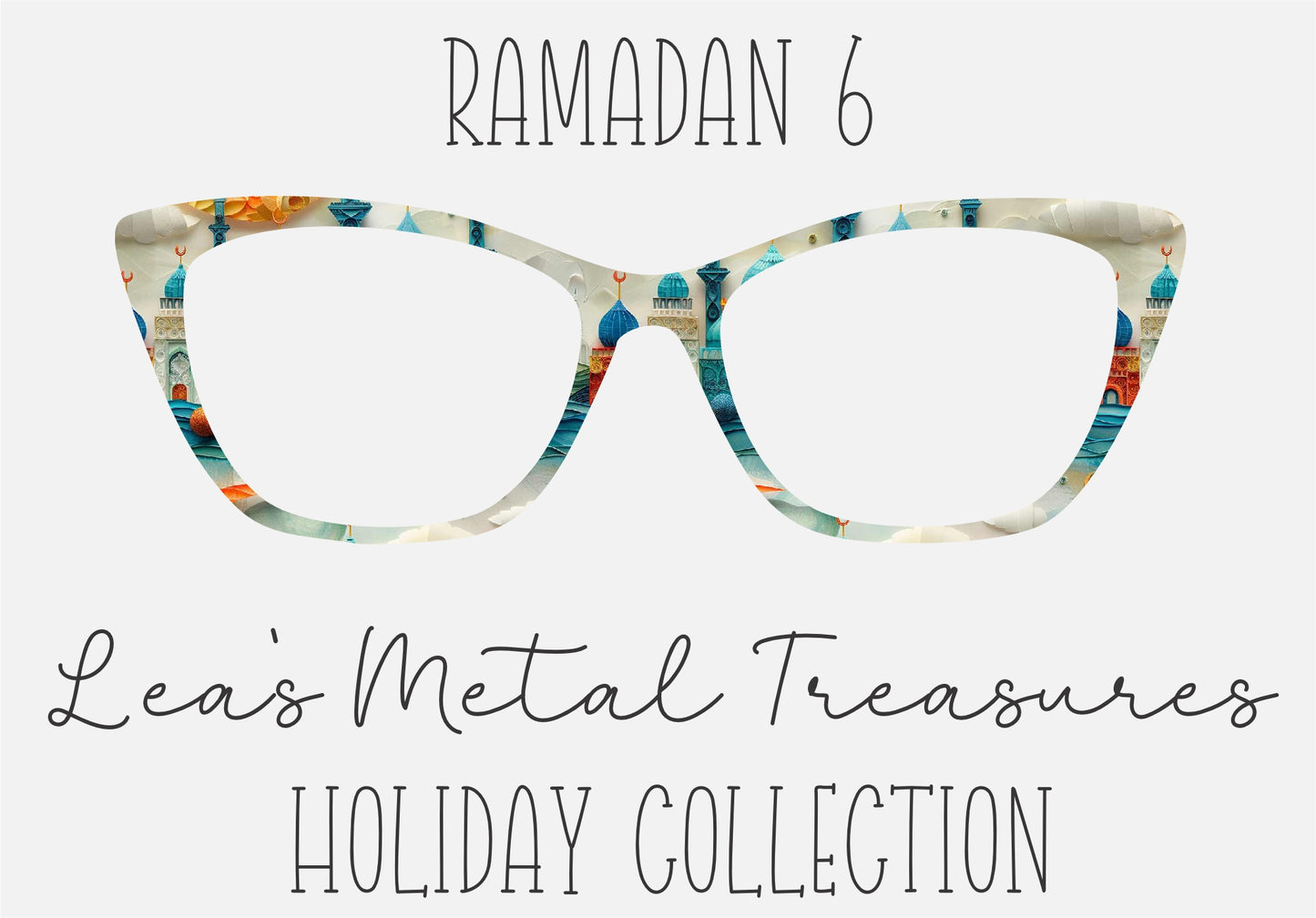 Ramadan 6 Eyewear Frame Toppers COMES WITH MAGNETS