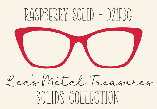 RASPBERRY SOLID D21F3C Eyewear Frame Toppers COMES WITH MAGNETS