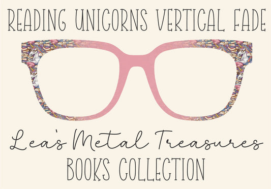 READING UNICORNS VERTICAL FADE Eyewear Frame Toppers