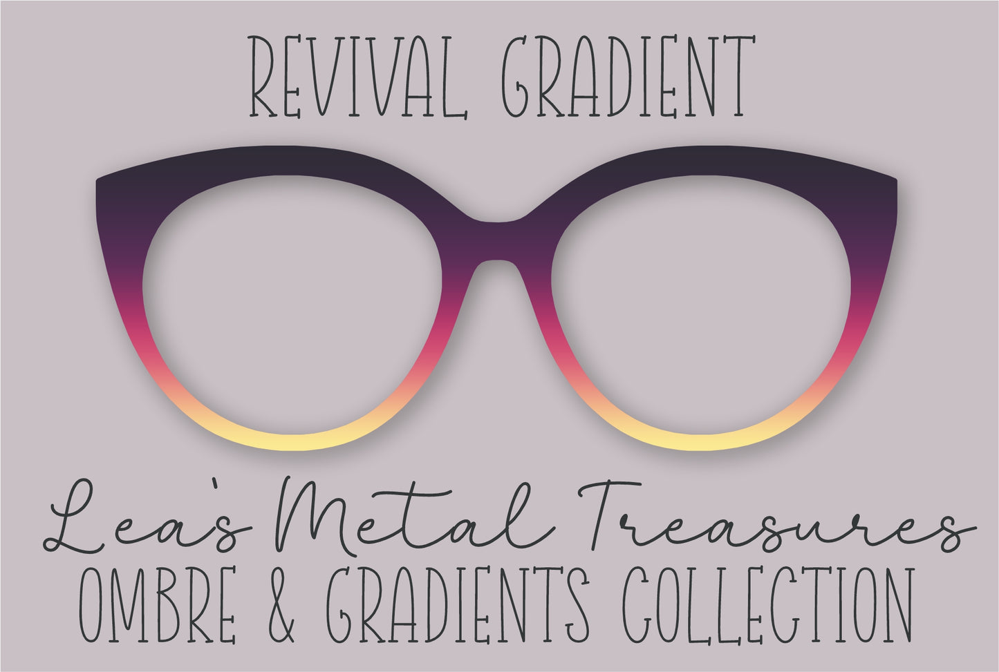 Revival Gradient Eyewear Frame Toppers