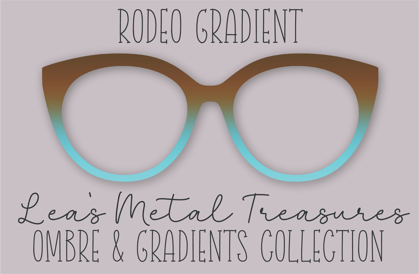 Rodeo Gradient Eyewear Frame Toppers