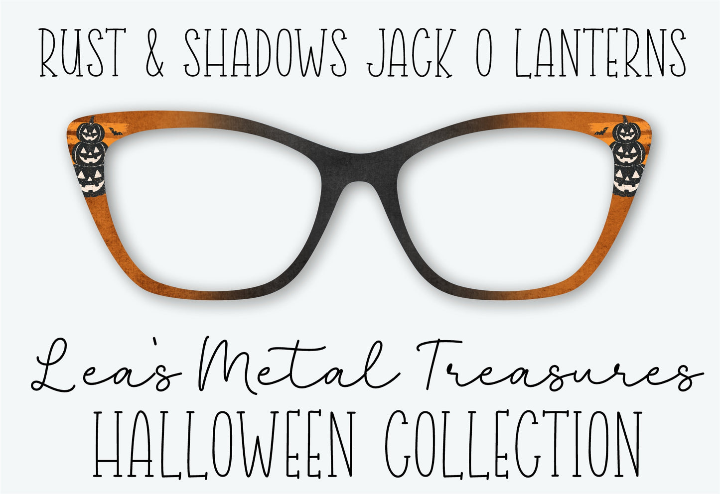 RUST & SHADOWS JACK O LANTERNS Eyewear Frame Toppers