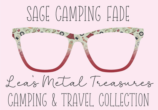 SAGE CAMPING FADE Eyewear Frame Toppers COMES WITH MAGNETS