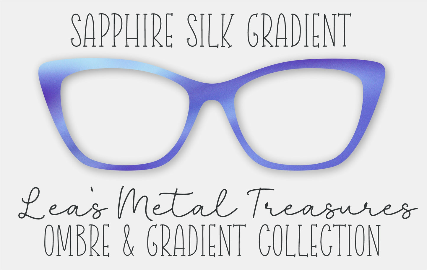 SAPPHIRE SILK GRADIENT Eyewear Frame Toppers