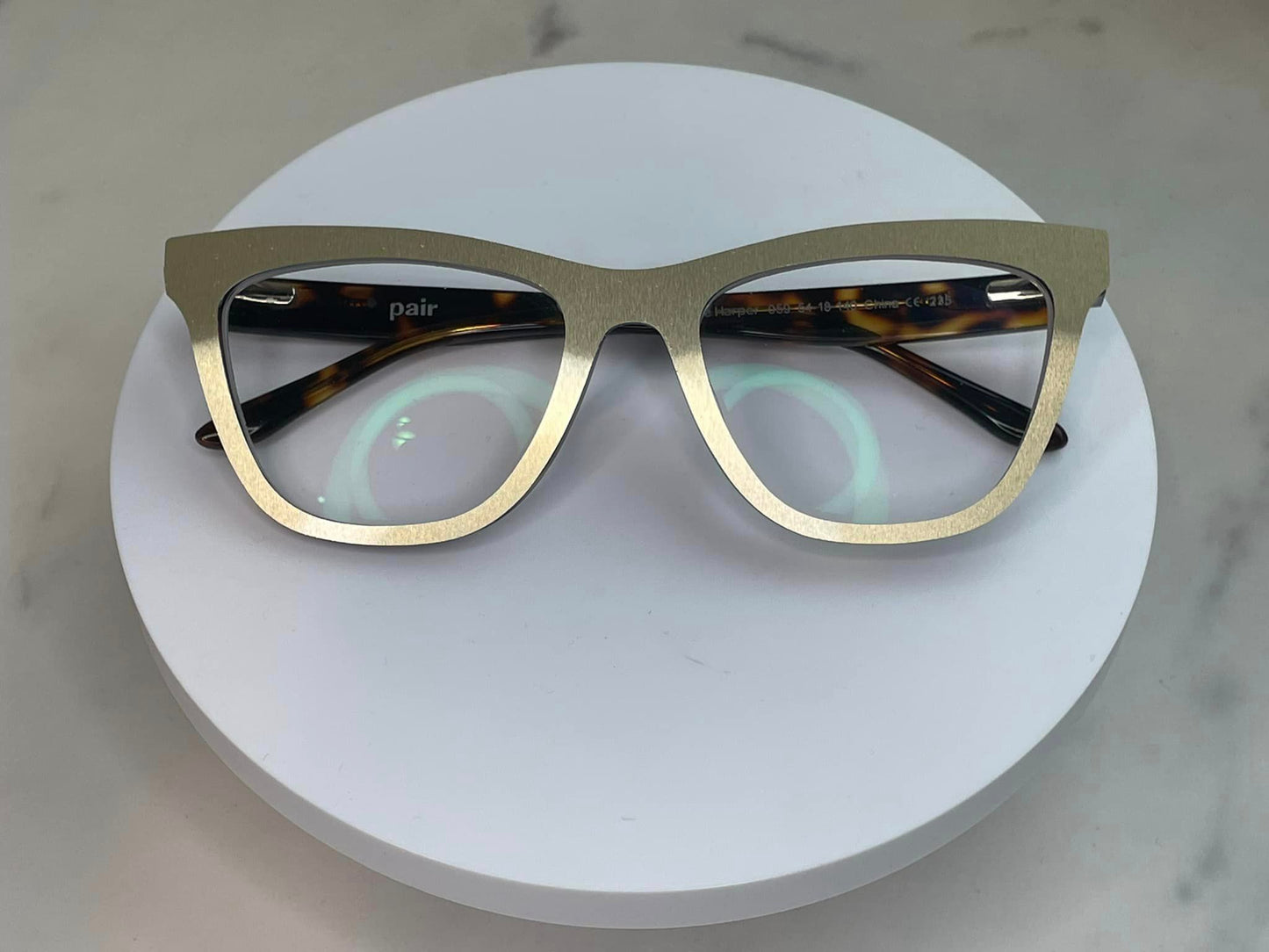 Satin Champagne Naked Collection - Eyeglasses Cover - Comes with Magnets