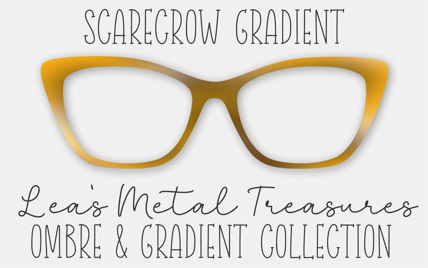 Scarecrow Gradient Eyewear Frame Toppers