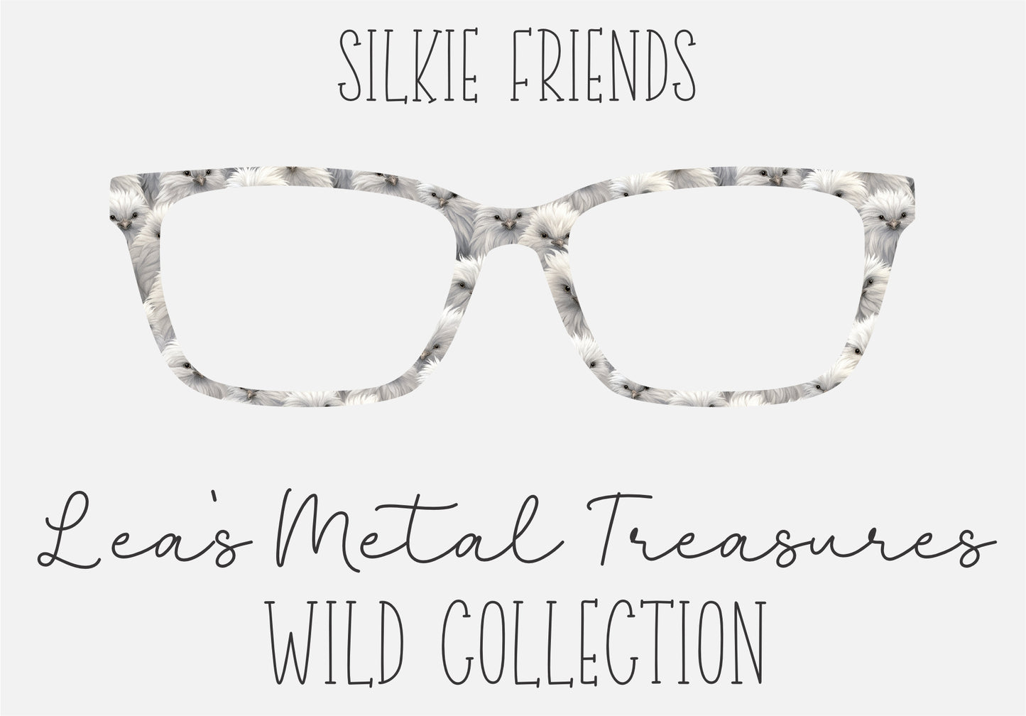 SILKIE FRIENDS Eyewear Frame Toppers COMES WITH MAGNETS