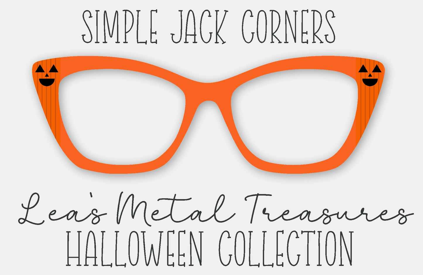 Simple Jack Corners • Magnetic Eyewear Frame Toppers - September 25 Topper of the Month