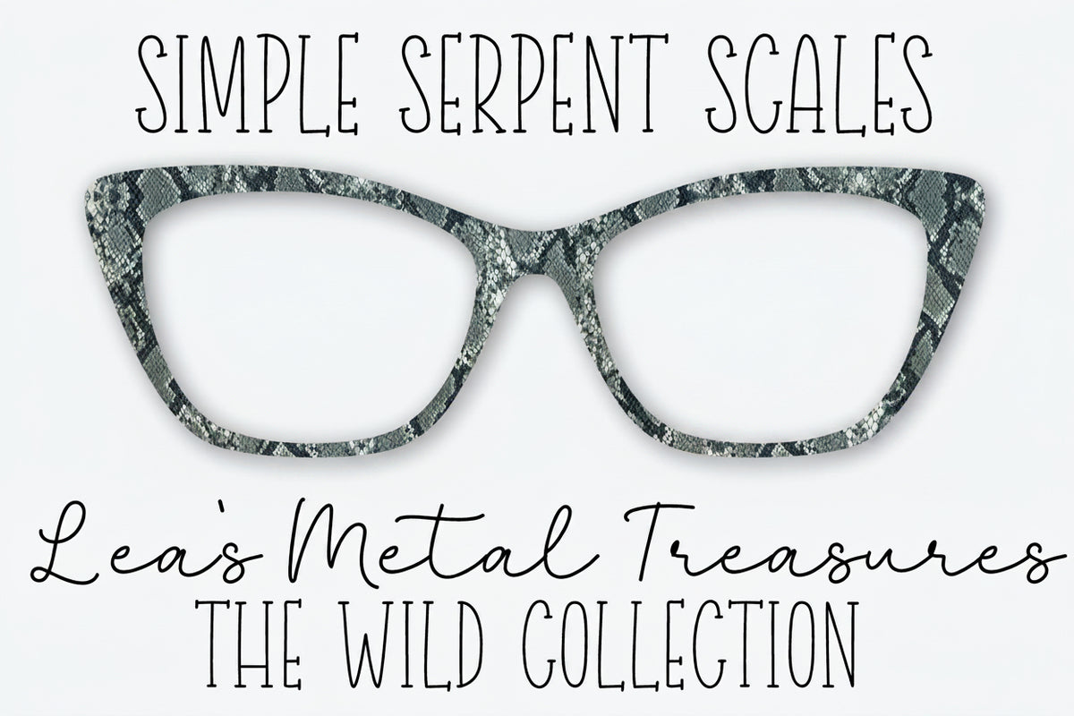 SIMPLE SERPENT SCALES Eyewear Frame Toppers