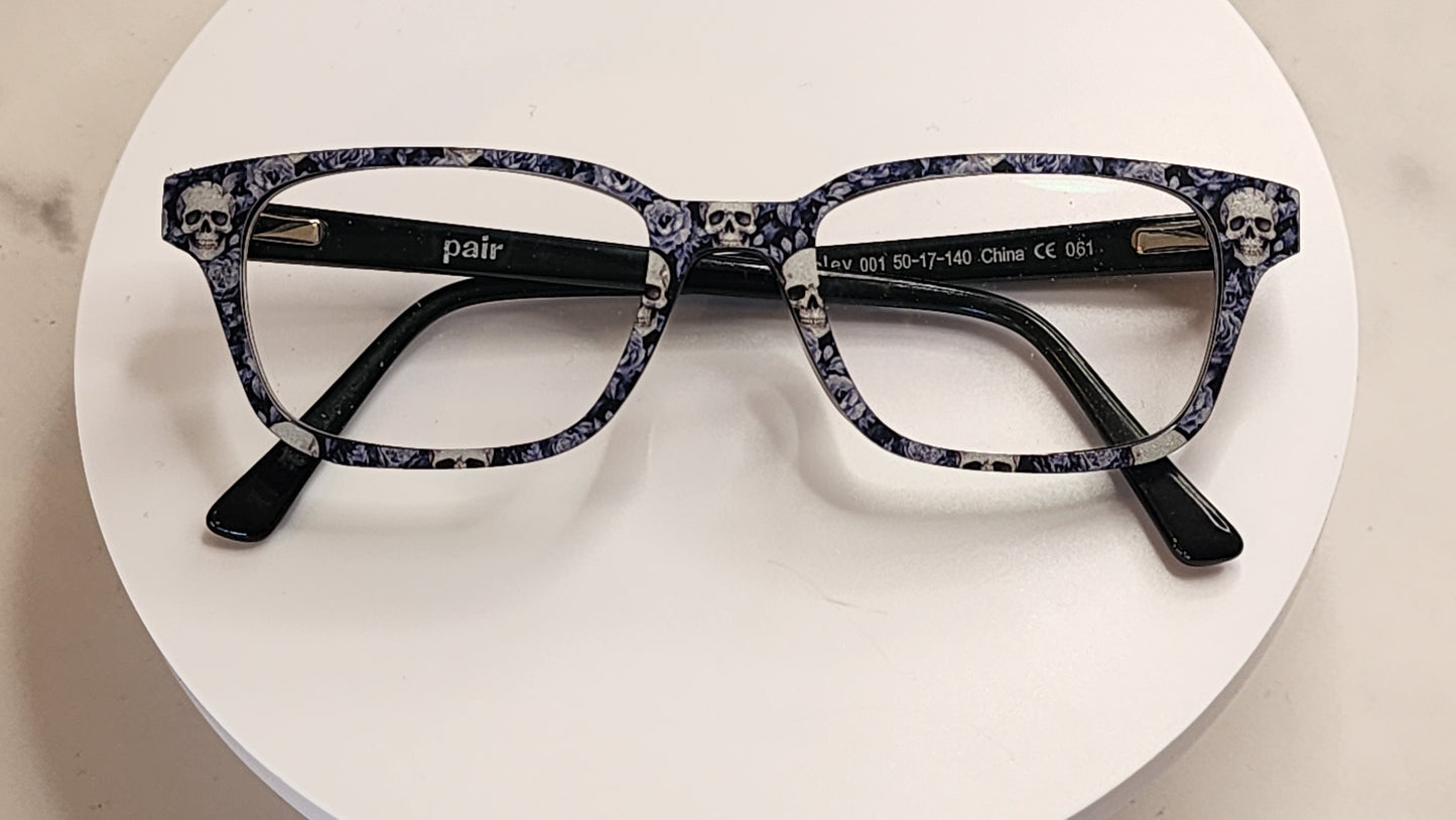 Skulls and Roses Eyewear Frame Toppers