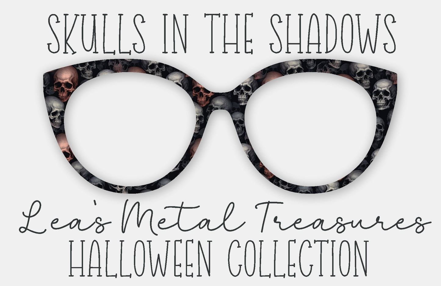 Skulls in the Shadows • Magnetic Eyewear Frame Toppers - September 25 Topper of the Month