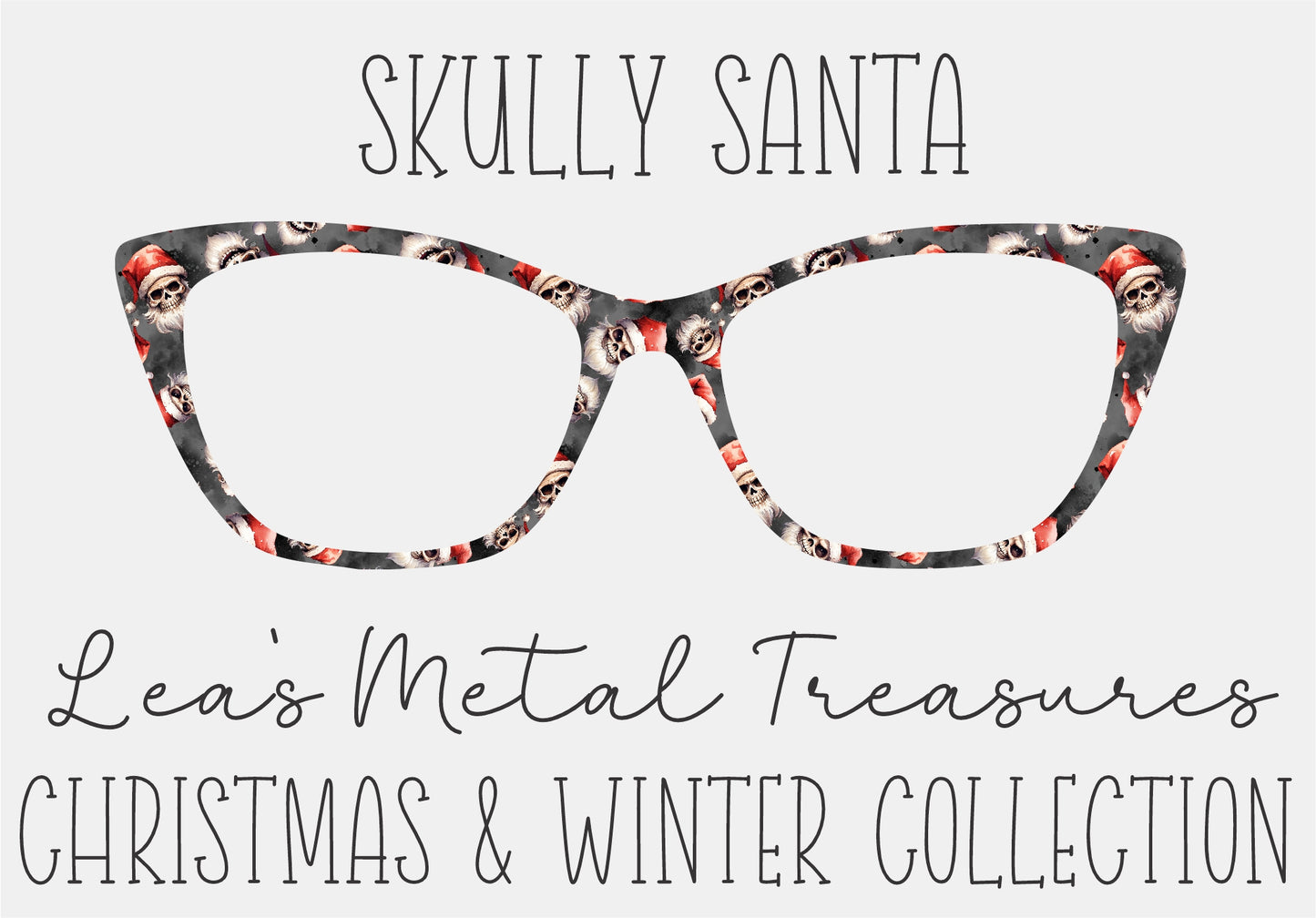 SKULLY SANTA Eyewear Frame Toppers COMES WITH MAGNETS