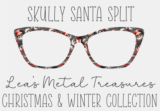 SKULLY SANTA SPLIT Eyewear Frame Toppers COMES WITH MAGNETS