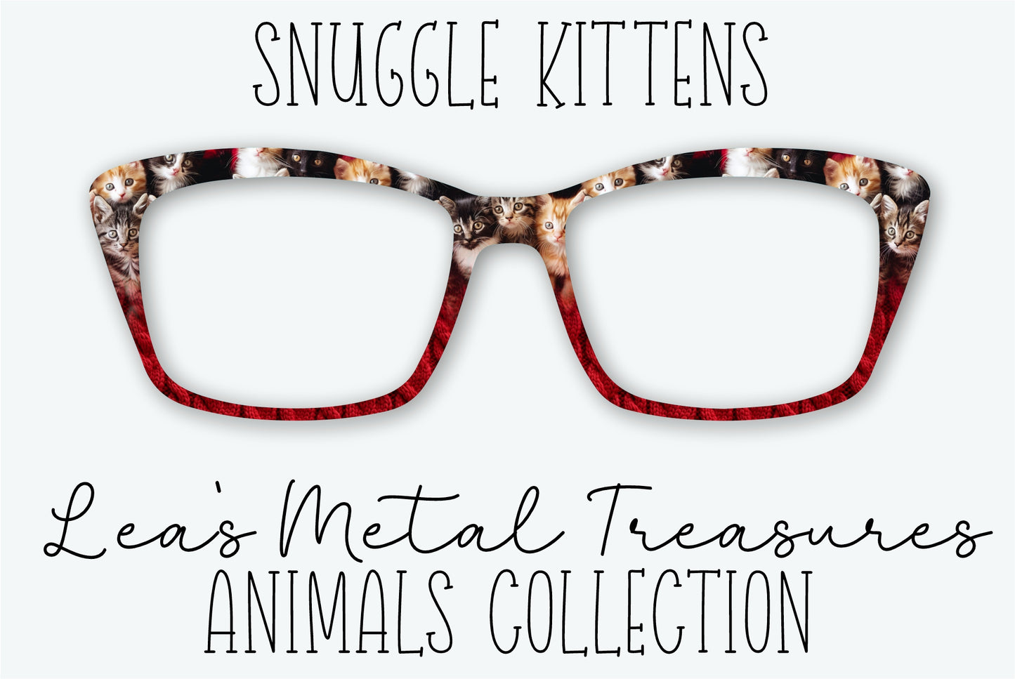 Snuggle Kittens Eyewear Frame Toppers