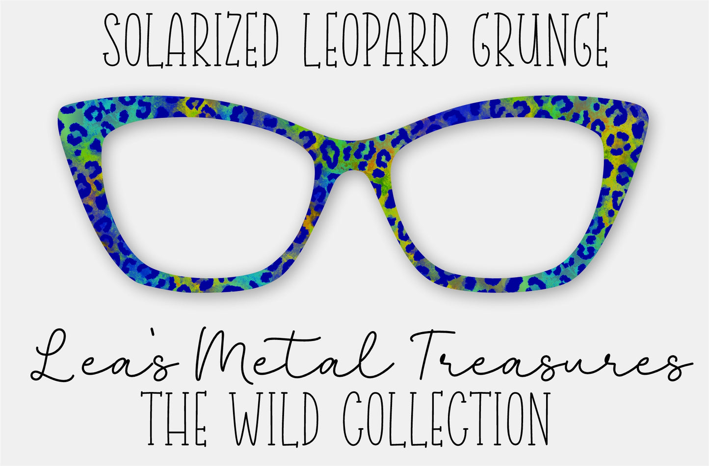 Solarized Leopard Grunge Eyewear Frame Toppers