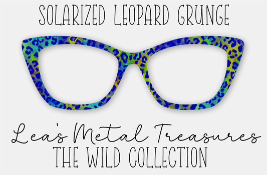 Solarized Leopard Grunge Eyewear Frame Toppers
