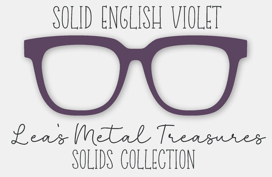 Solid English Violet Eyewear Frame Toppers