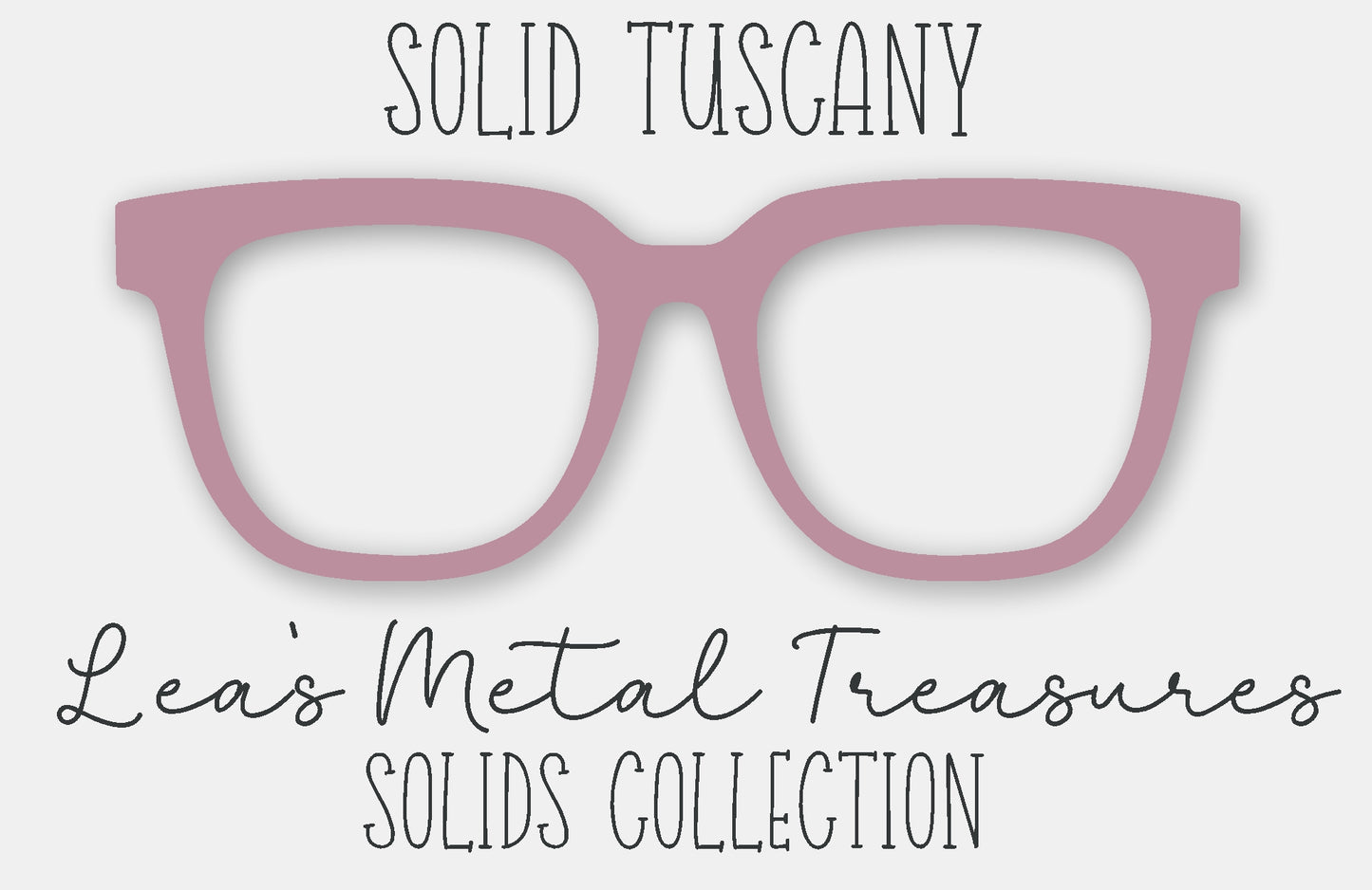 Solid Tuscany Eyewear Frame Toppers