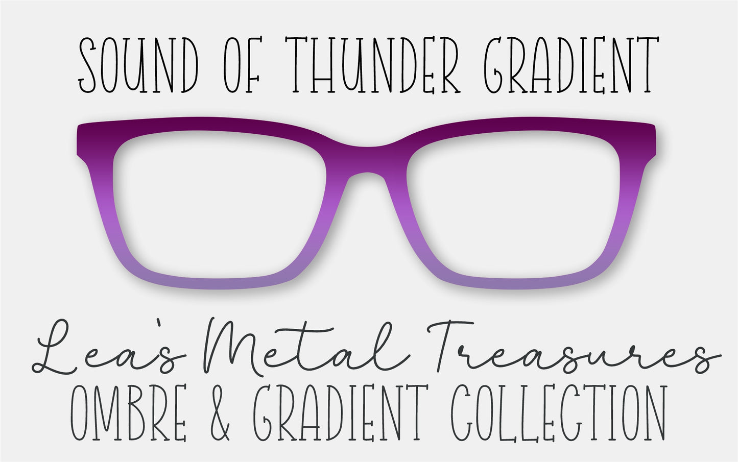 Sound of Thunder Gradient • Magnetic Eyeglasses Topper