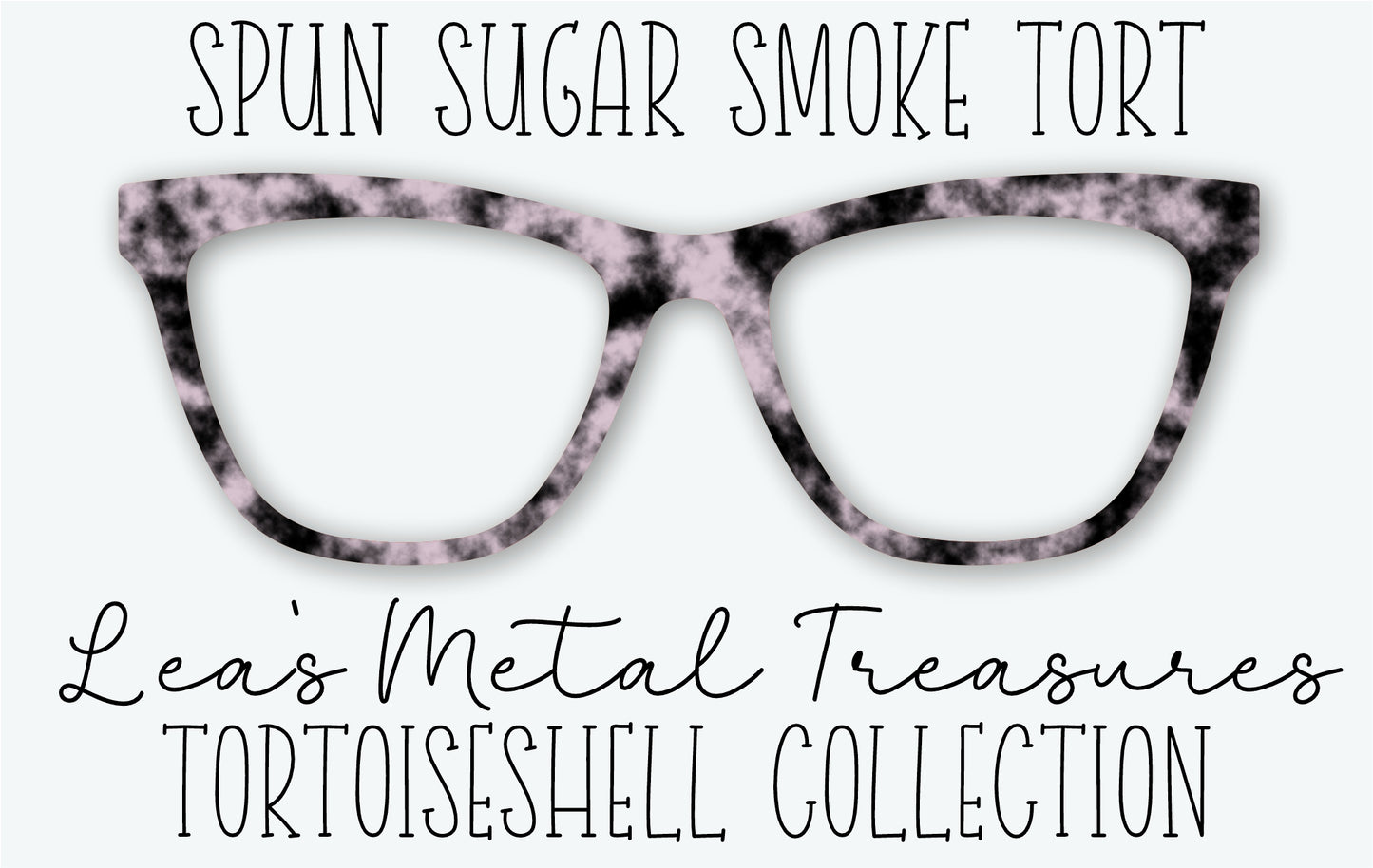 Spun Sugar Smoke Tort Eyewear Frame Toppers