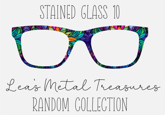 Stained Glass 10 Eyewear Frame Toppers COMES WITH MAGNETS