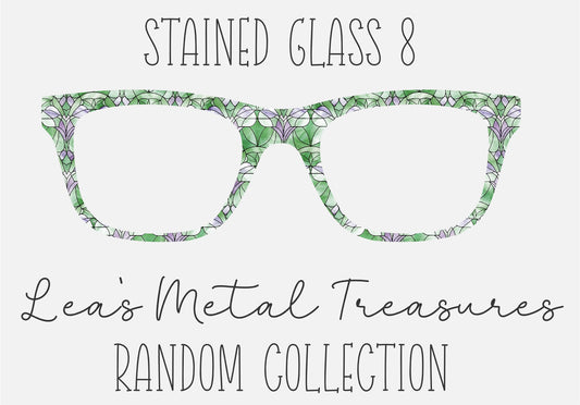 Stained Glass 8 Eyewear Frame Toppers COMES WITH MAGNETS