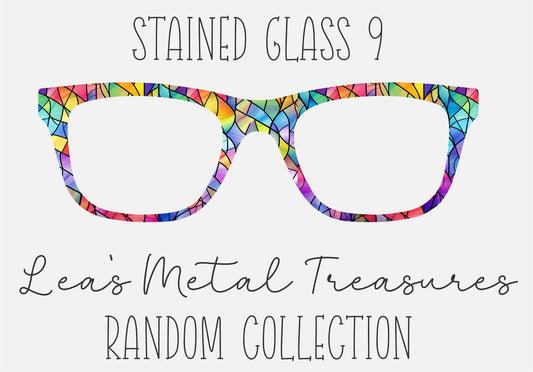 Stained Glass 9 Eyewear Frame Toppers COMES WITH MAGNETS