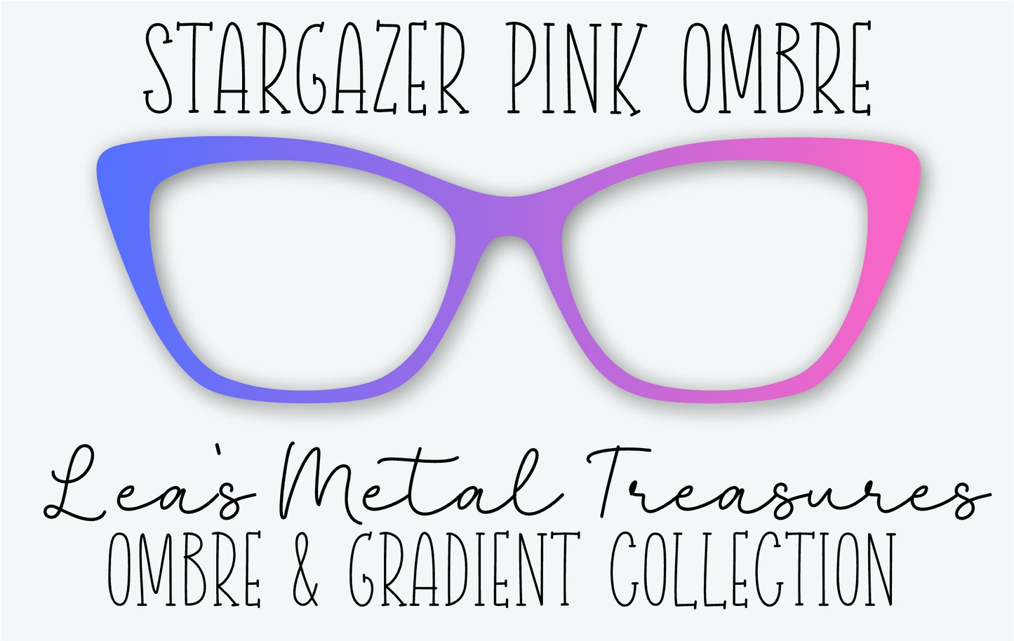 STARGAZER PINK OMBRE Eyewear Frame Toppers