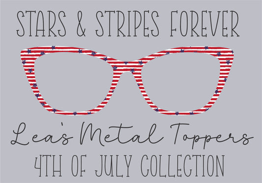 STARS AND STRIPES FOREVER Eyewear Frame Toppers COMES WITH MAGNETS