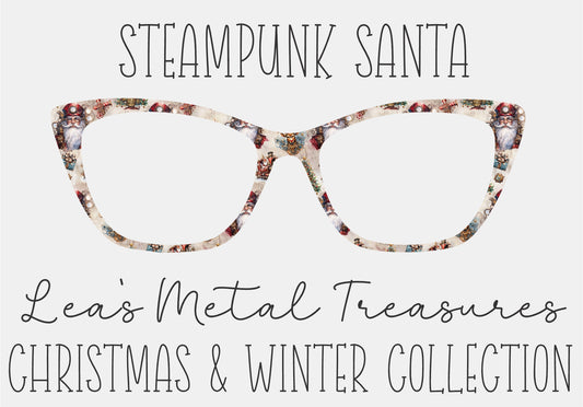 STEAMPUNK SANTA SPLIT Eyewear Frame Toppers COMES WITH MAGNETS