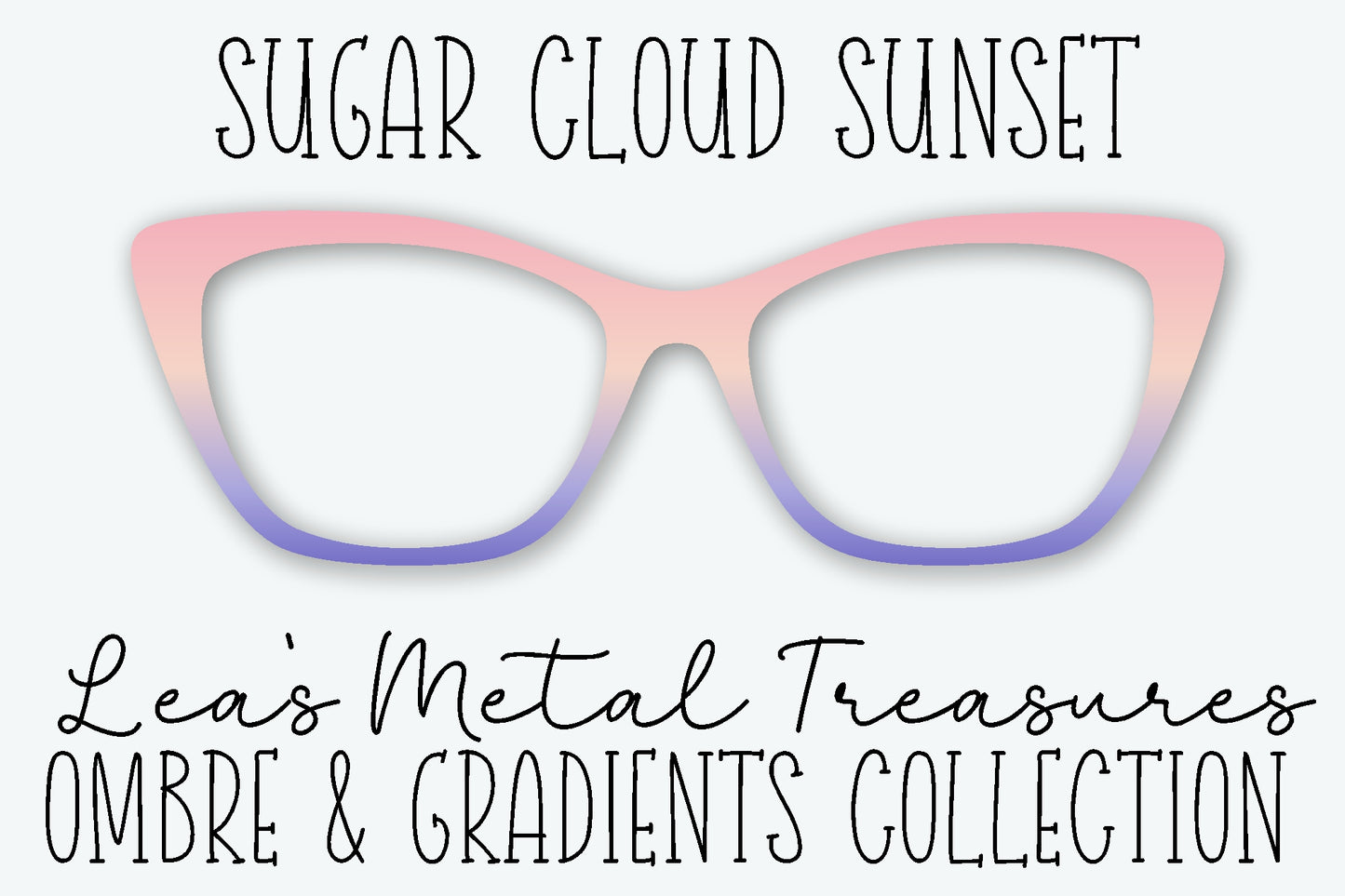 Sugar Cloud Sunset Eyewear Frame Toppers