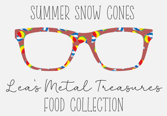 SUMMER SNOW CONES Eyewear Frame Toppers COMES WITH MAGNETS