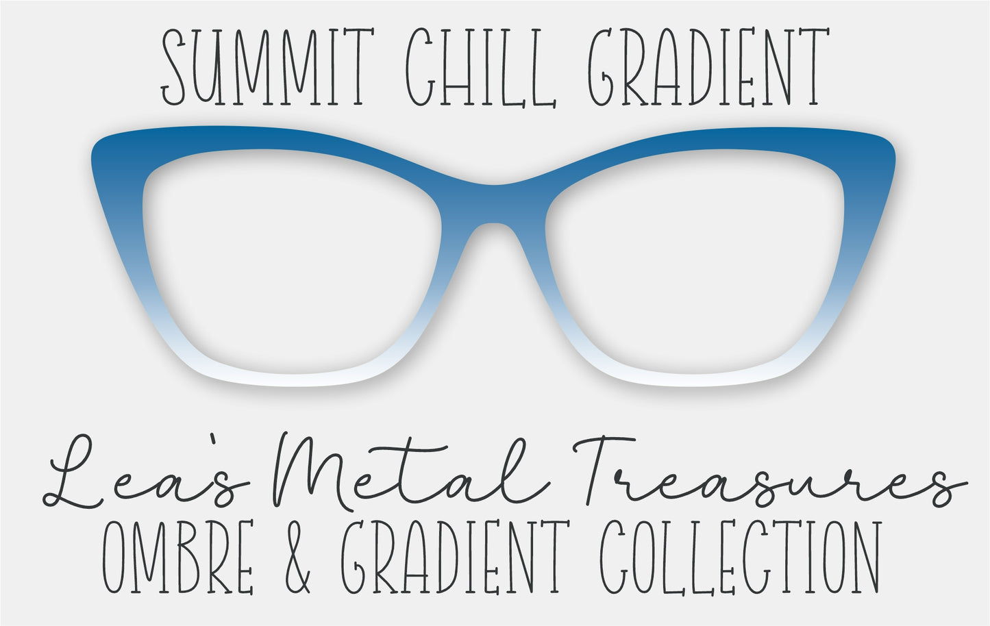 Summit Chill Gradient Eyewear Frame Toppers