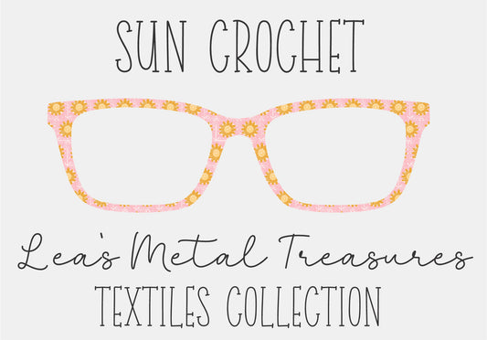 SUN CROCHET Eyewear Frame Toppers COMES WITH MAGNETS