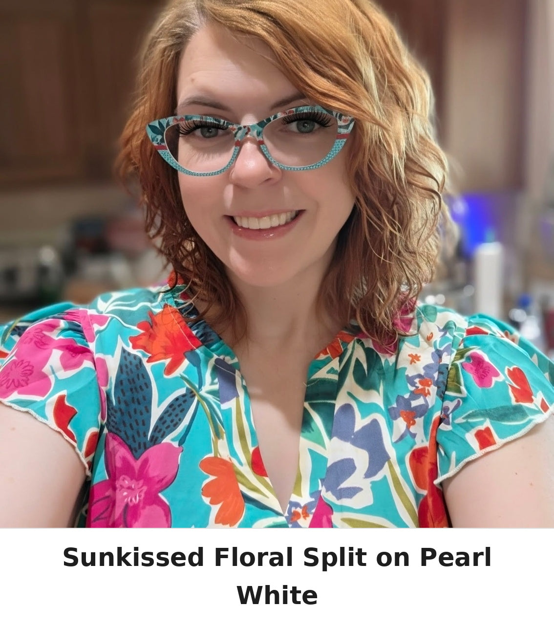 SUNKISSED FLORAL SPLIT Eyewear Frame Toppers