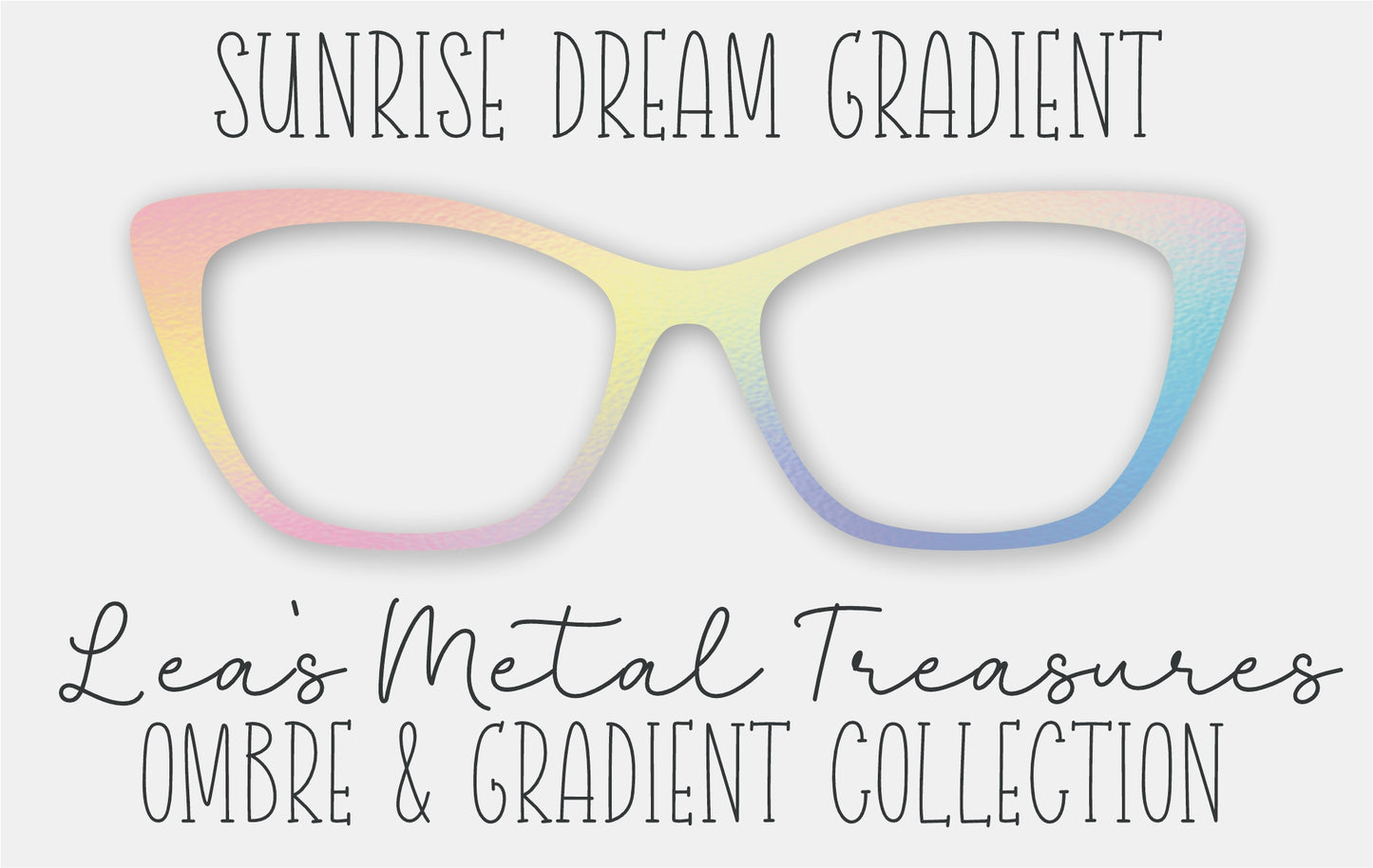 Sunrise Dream Gradient Eyewear Frame Toppers