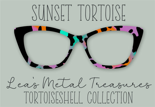 SUNSET TORTOISE Eyewear Frame Toppers COMES WITH MAGNETS