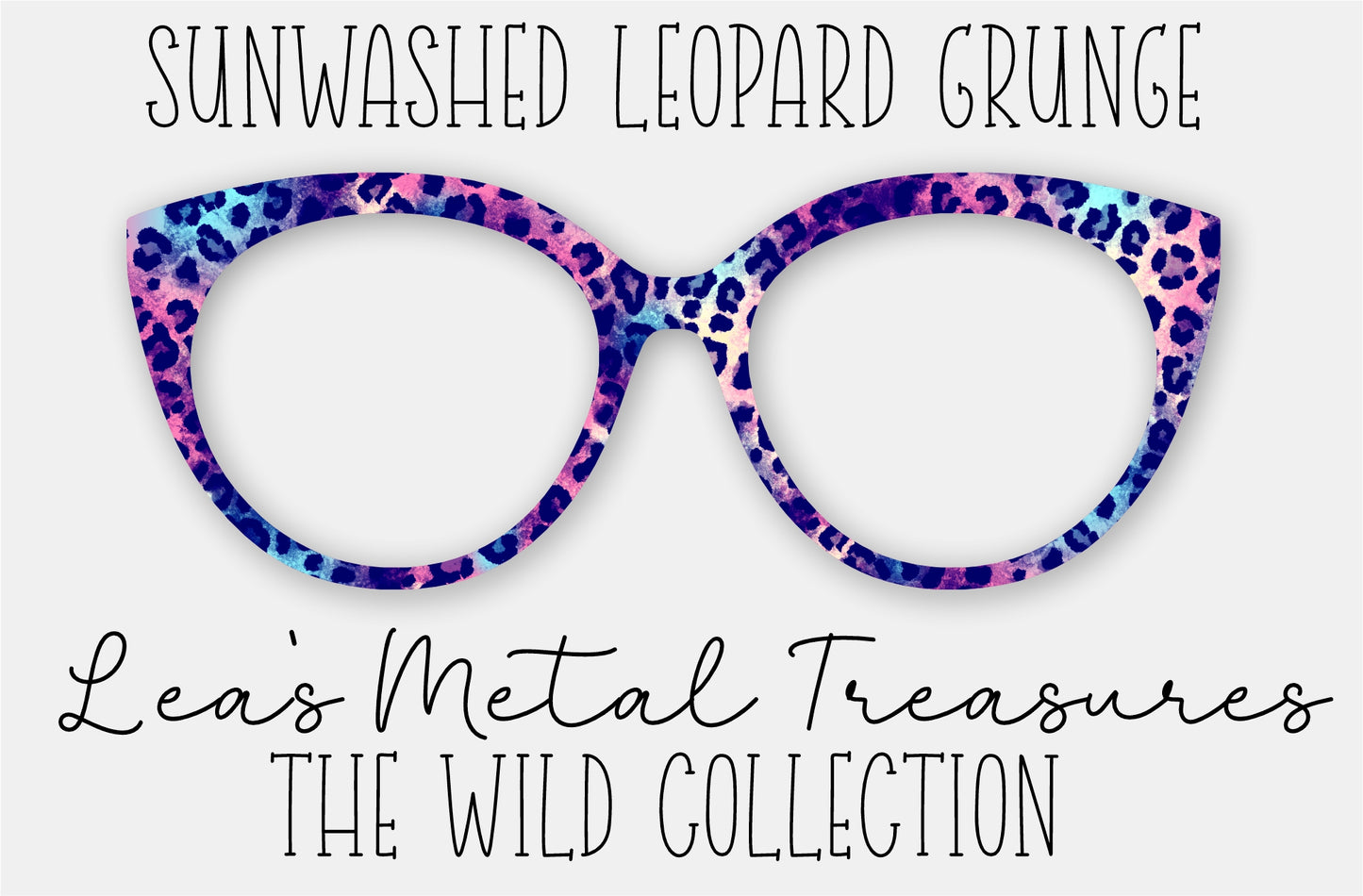 Sunwashed Leopard Eyewear Frame Toppers