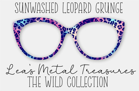 Sunwashed Leopard Eyewear Frame Toppers
