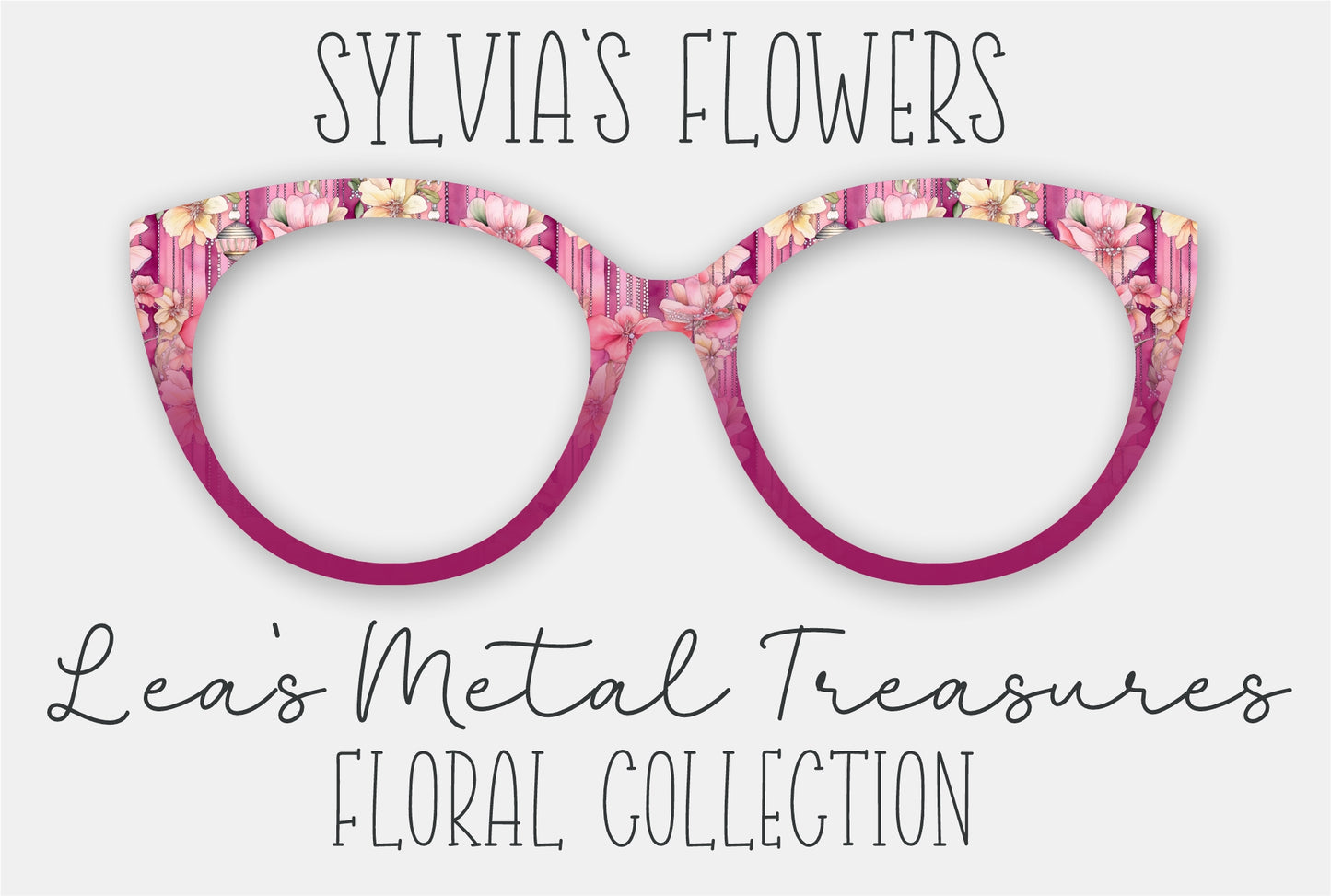 Sylvia's Flowers Eyewear Frame Toppers