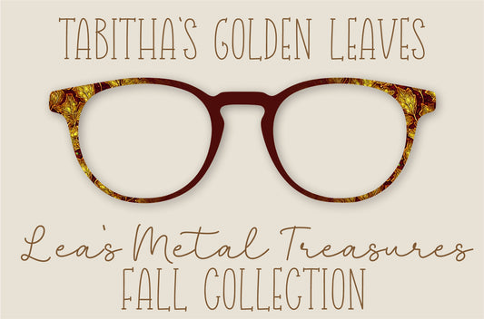Tabitha's Golden Leaves Eyewear Frame Toppers