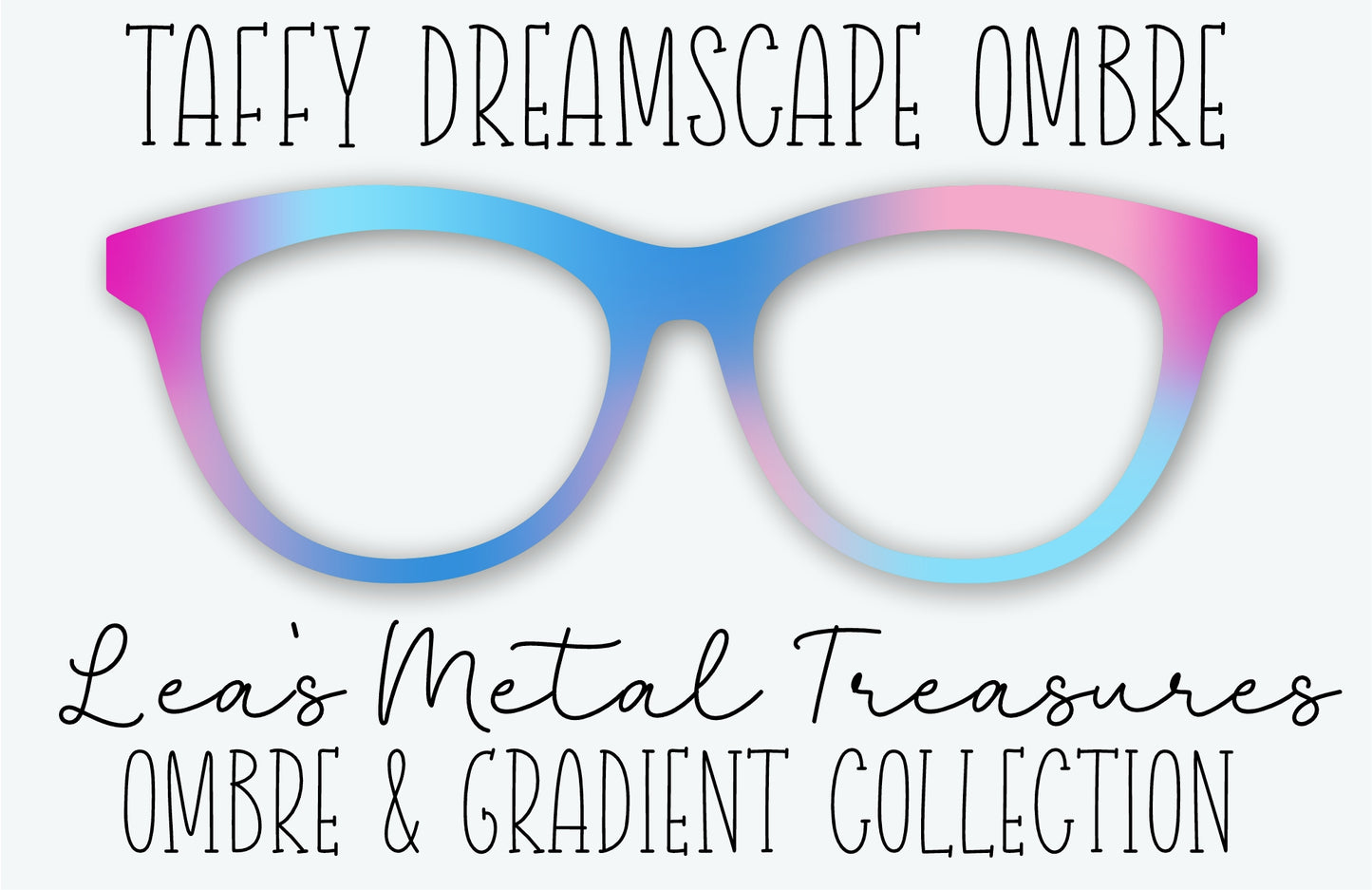 Taffy Dreamscape Ombre Eyewear Frame Toppers
