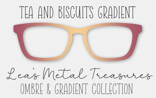 Tea and Biscuits Gradient • Magnetic Eyeglasses Topper