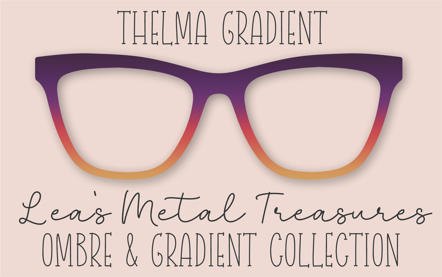 Thelma Gradient Eyewear Frame Toppers